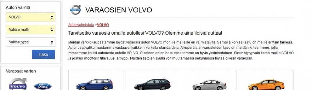 Autoihinvaraosat-VOLVO